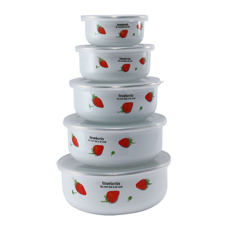 Baby Food With Iron - Conjunto de 5 Peças de Tigelas