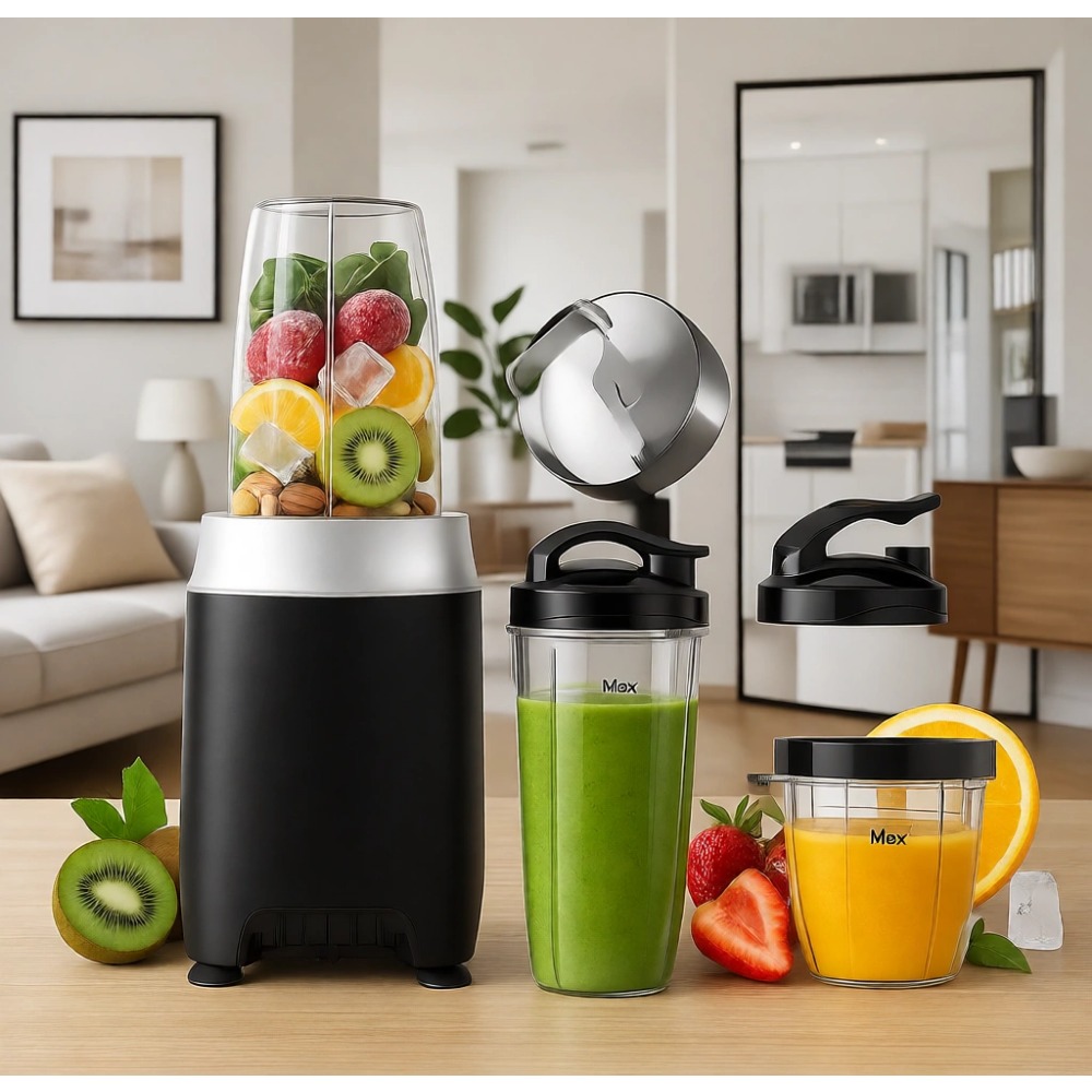 Baby Food Recipes - Liquidificador Pessoal de 11 Peças 900W
