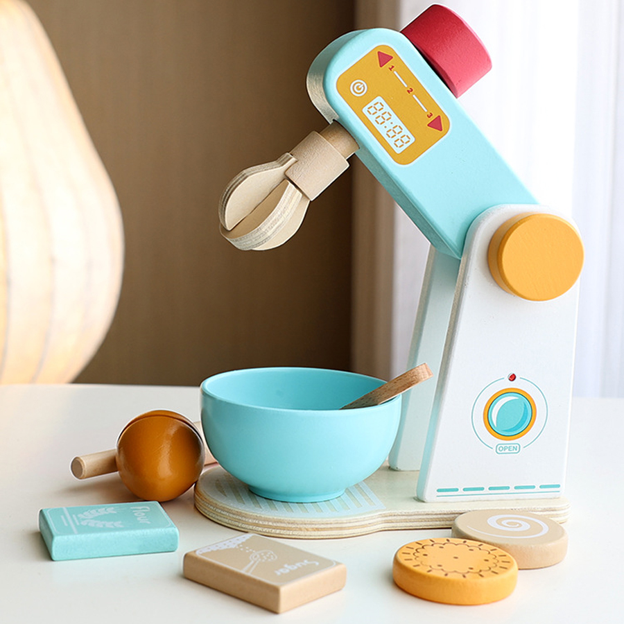 Baby Food Under 1 Year - Cozinha de madeira fingir jogar brinquedo