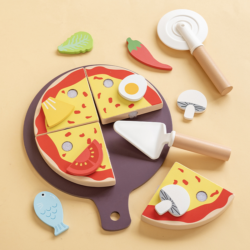 Baby Food Under 1 Year - Brinquedo de Corte de Pizza para