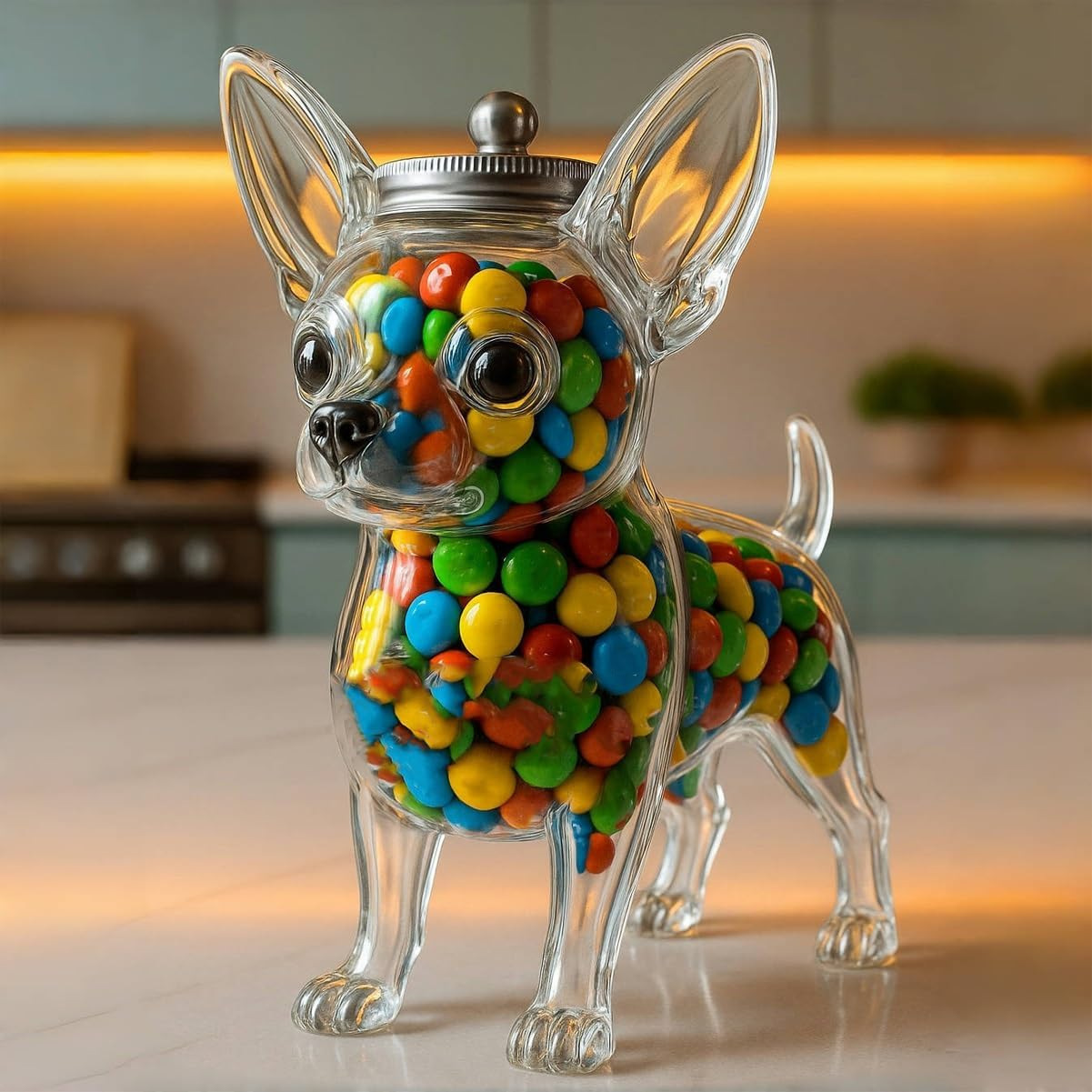Snack Container Travel - Recipiente em formato de chihuahua para