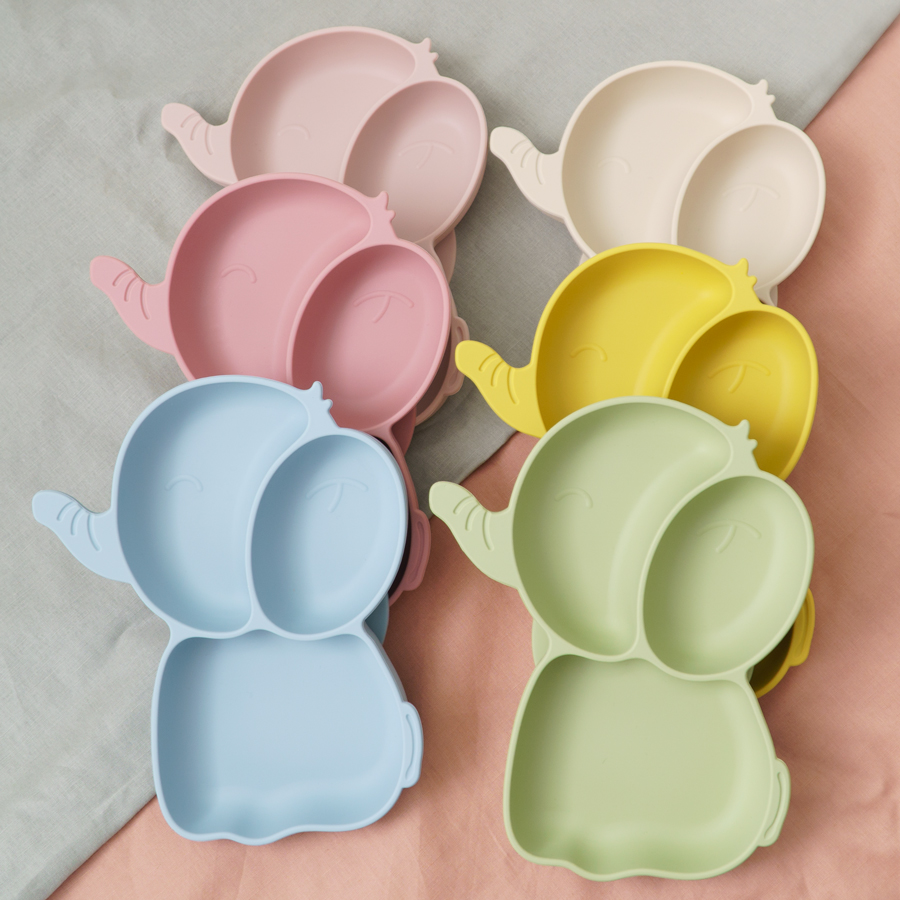 Baby Food Chopper - Pratos de silicone para bebês, placa