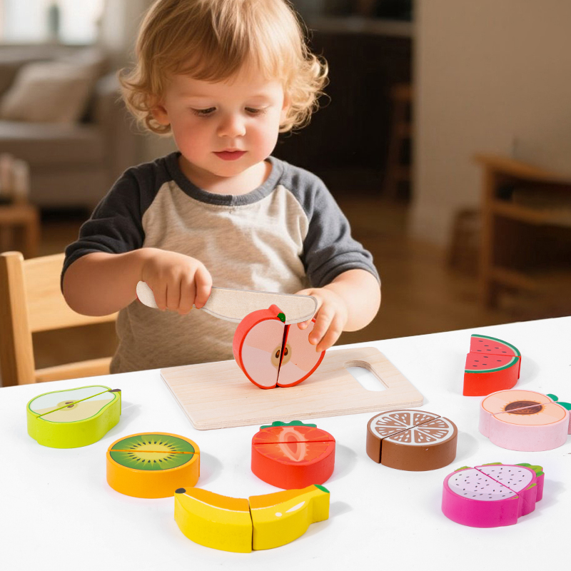 Baby Food Under 1 Year - Cozinha de madeira fingir brinquedo simulação