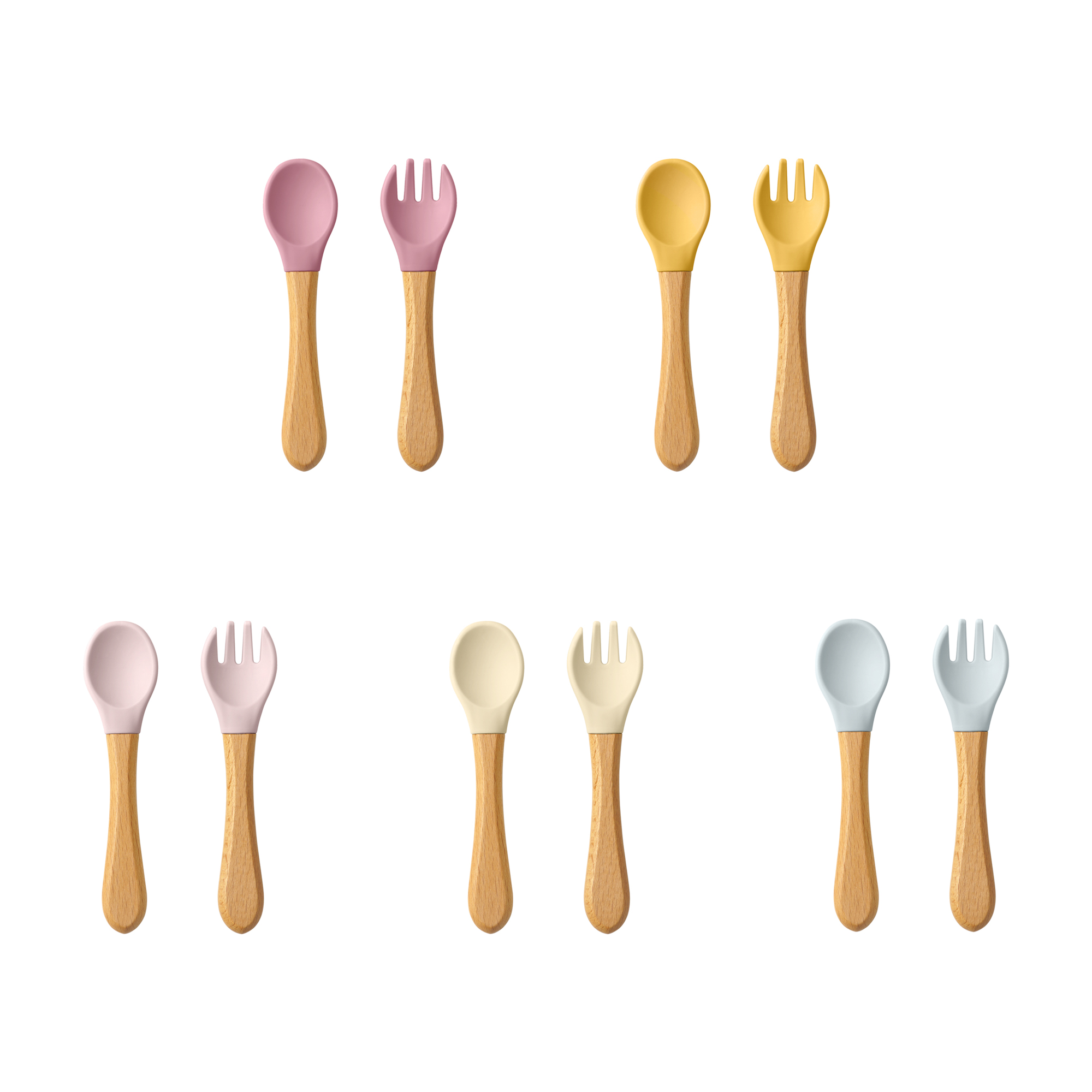 Baby Food Category - Conjunto de utensílios para aprendizagem de