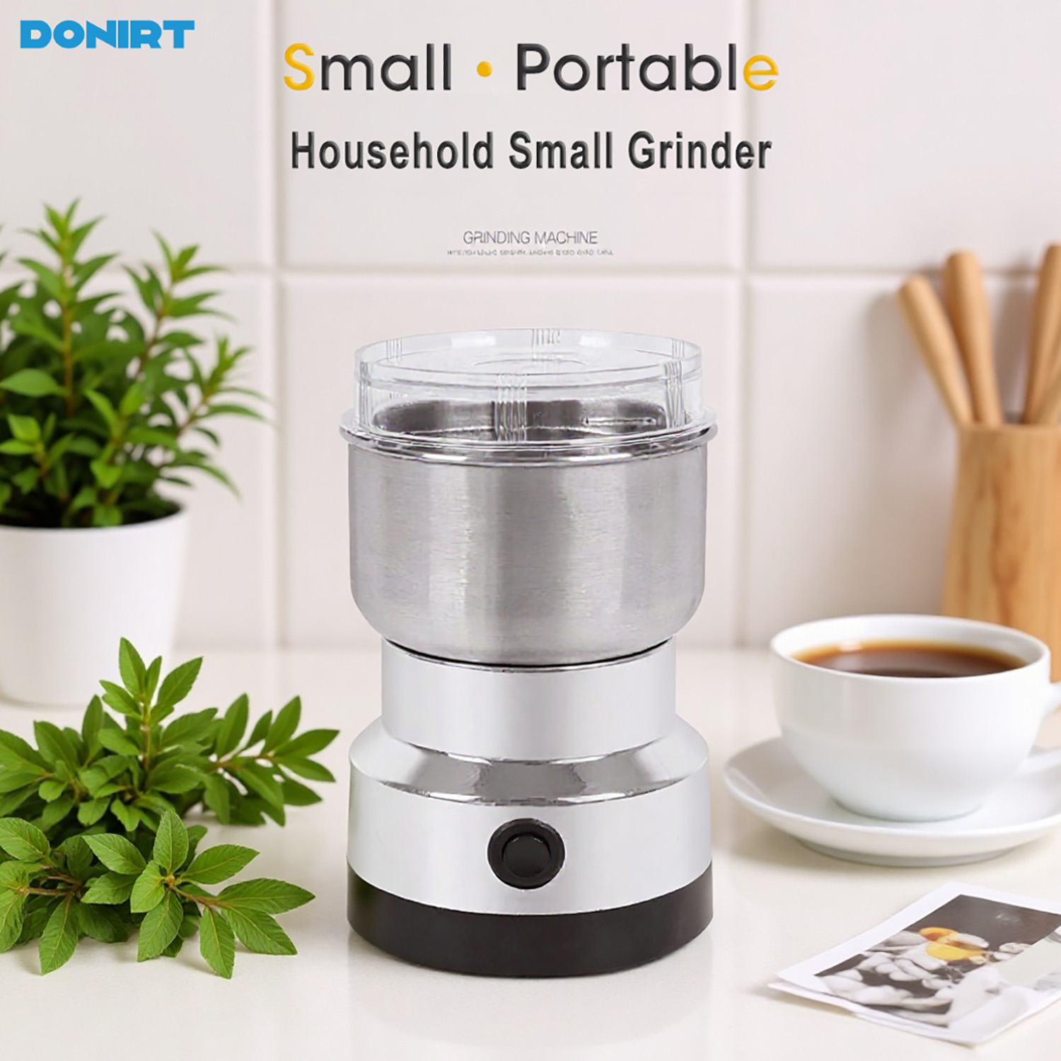Baby Food Chopper - Mini moedor elétrico 4 lâminas doméstico