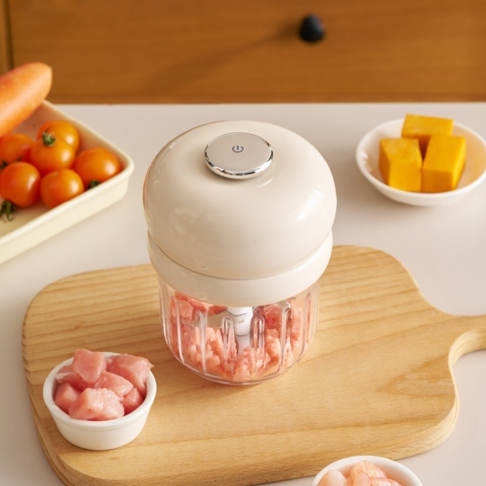 Baby Food Chopper - Processador de Alimentos Elétrico 350ml Sem