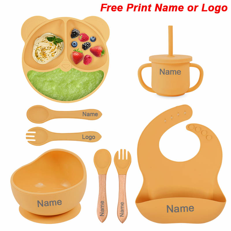 Baby Food Chopper - Conjunto de alimentação de silicone para
