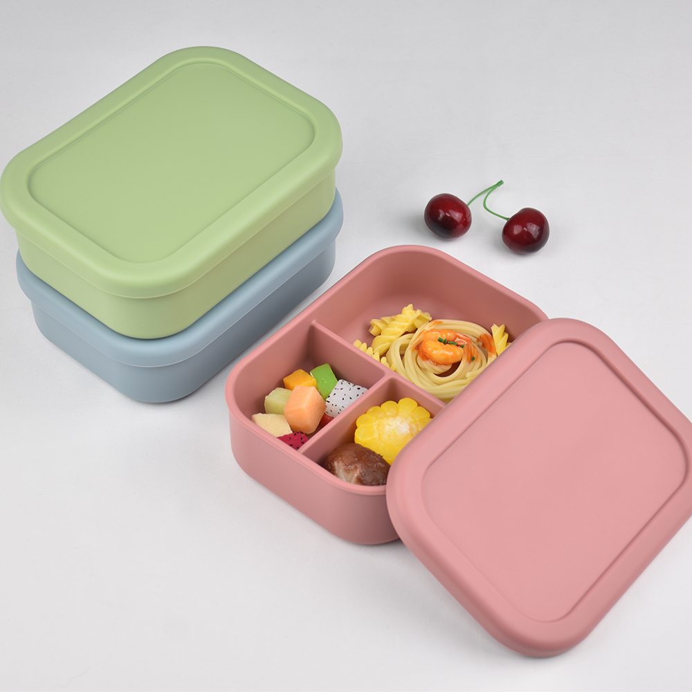 Lancheira bento de silicone de - Baby Food Category avaliação e preço