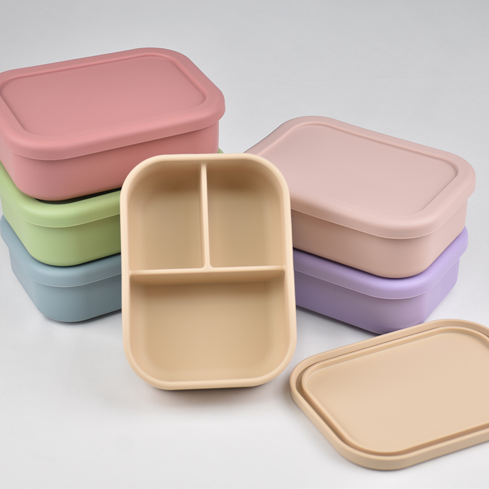 Lancheira bento de silicone de - Baby Food Category avaliação e preço