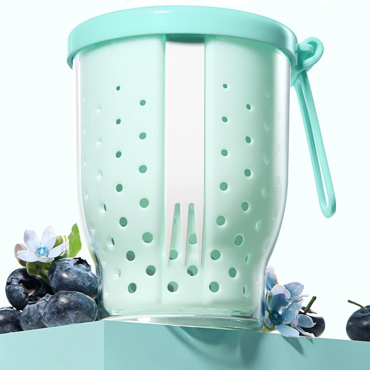 Copos de frutas de viagem de 2 - Snack Container Travel avaliação e preço