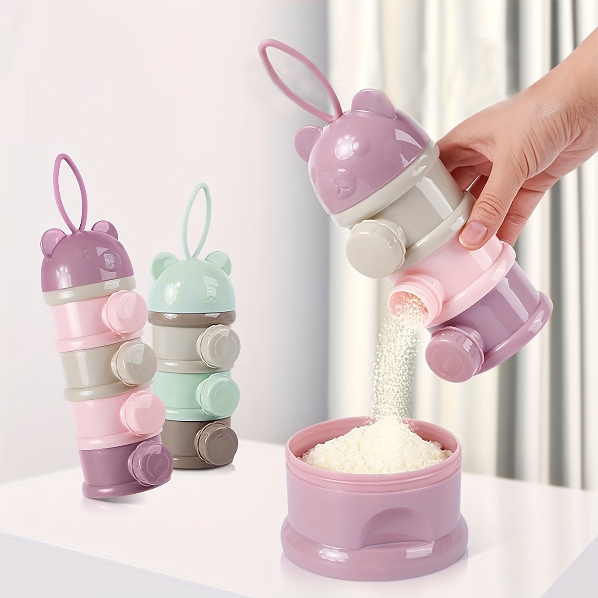 Recipiente de leite em pó para - Snack Container Travel avaliação e preço