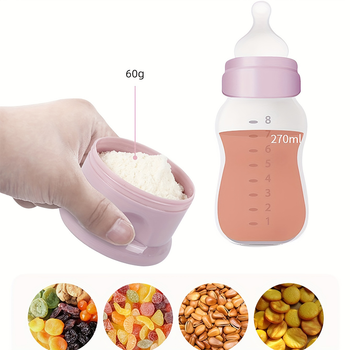 Recipiente de leite em pó para - Snack Container Travel avaliação e preço