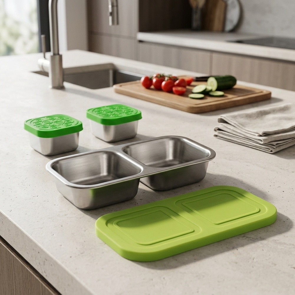 Recipientes de aço inoxidável  - Snack Container Travel avaliação e preço