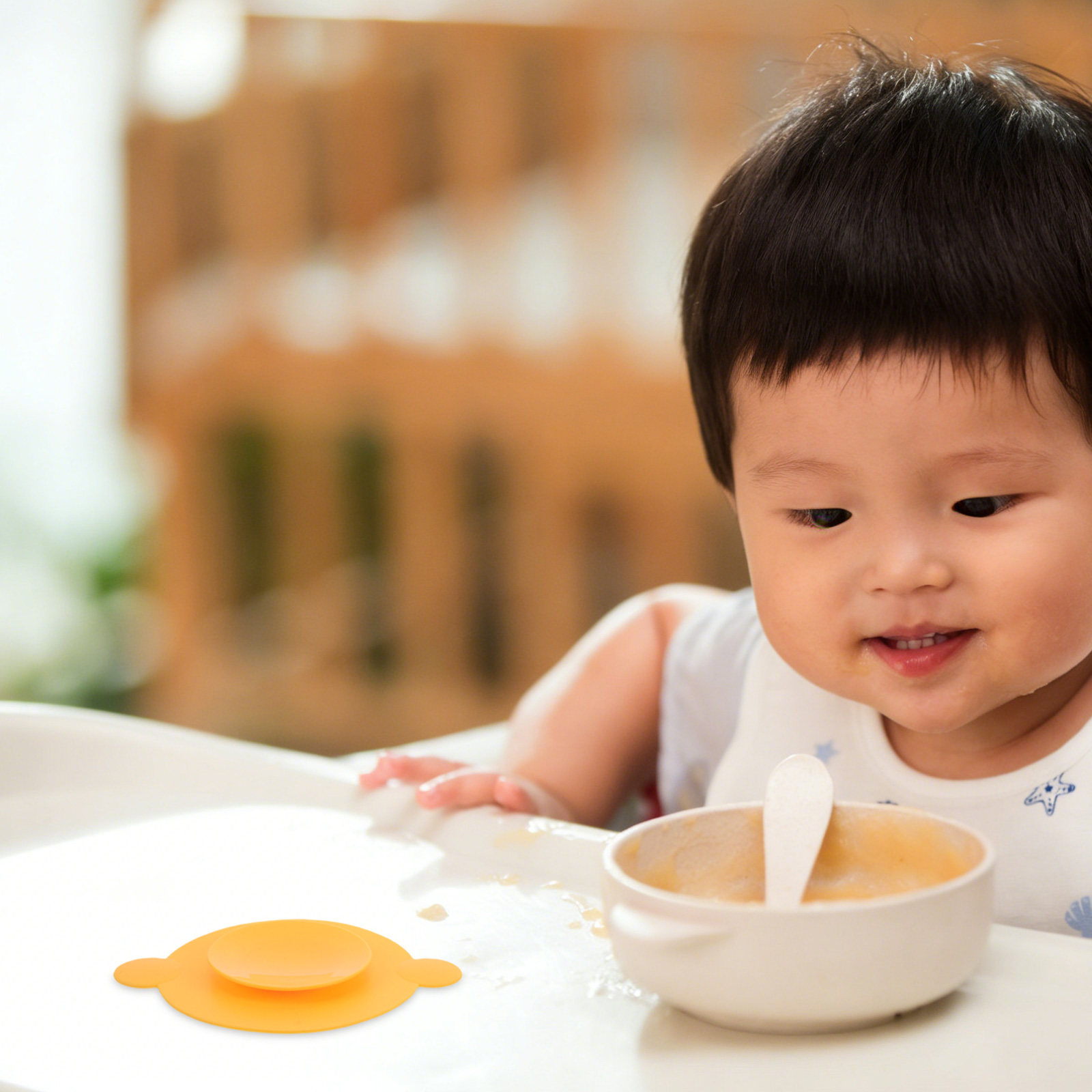 3 Peças de Suportes de Silicon - Plate Suction Toddler avaliação e preço