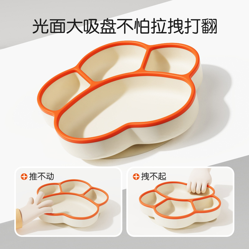 Prato de Silicone com Sucção e - Plate Suction Toddler avaliação e preço