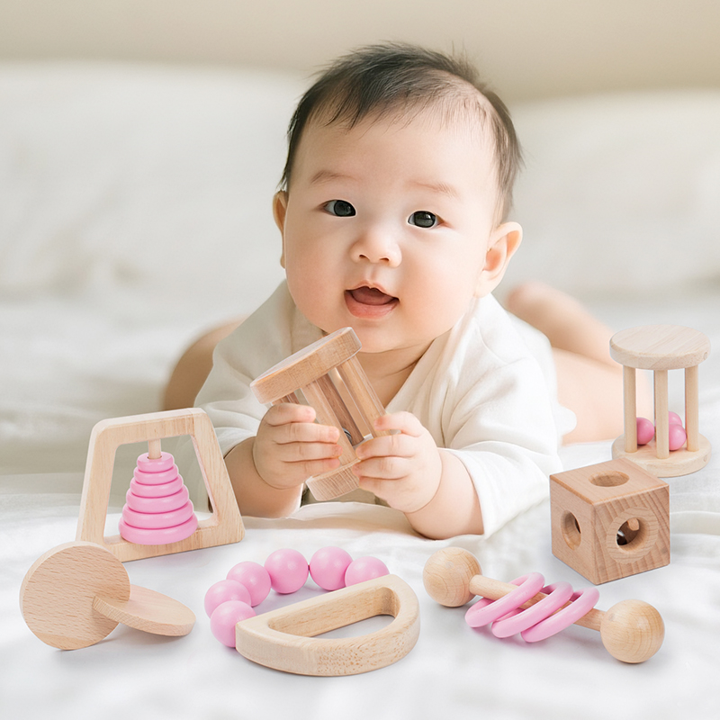 Montessori brinquedos de madei - Baby Food Under 1 Year avaliação e preço