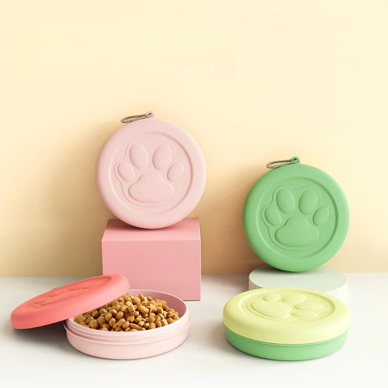 Nova Tigela Portátil para Cães - Snack Container Travel avaliação e preço