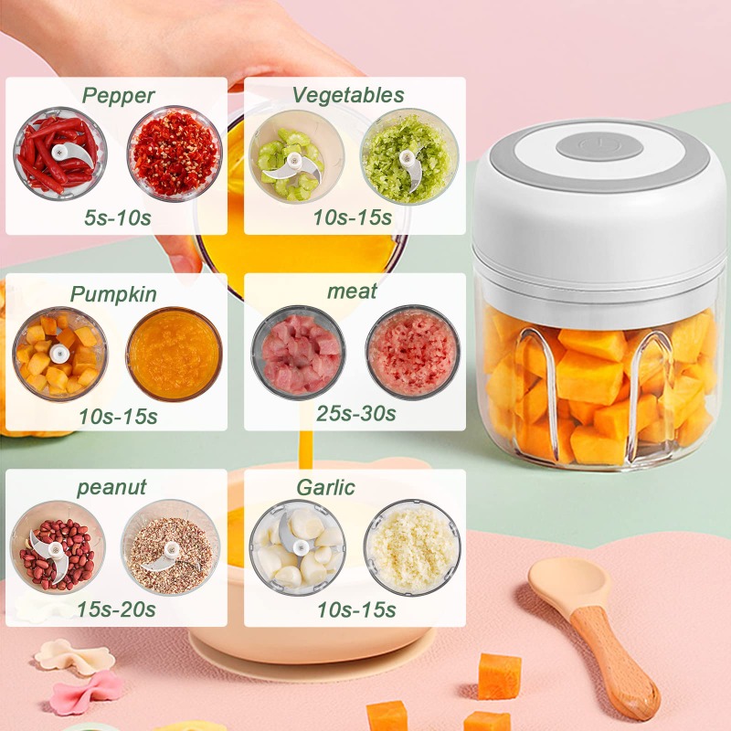 Moedor de Alho Elétrico de 250 - Baby Food Mixer avaliação e preço