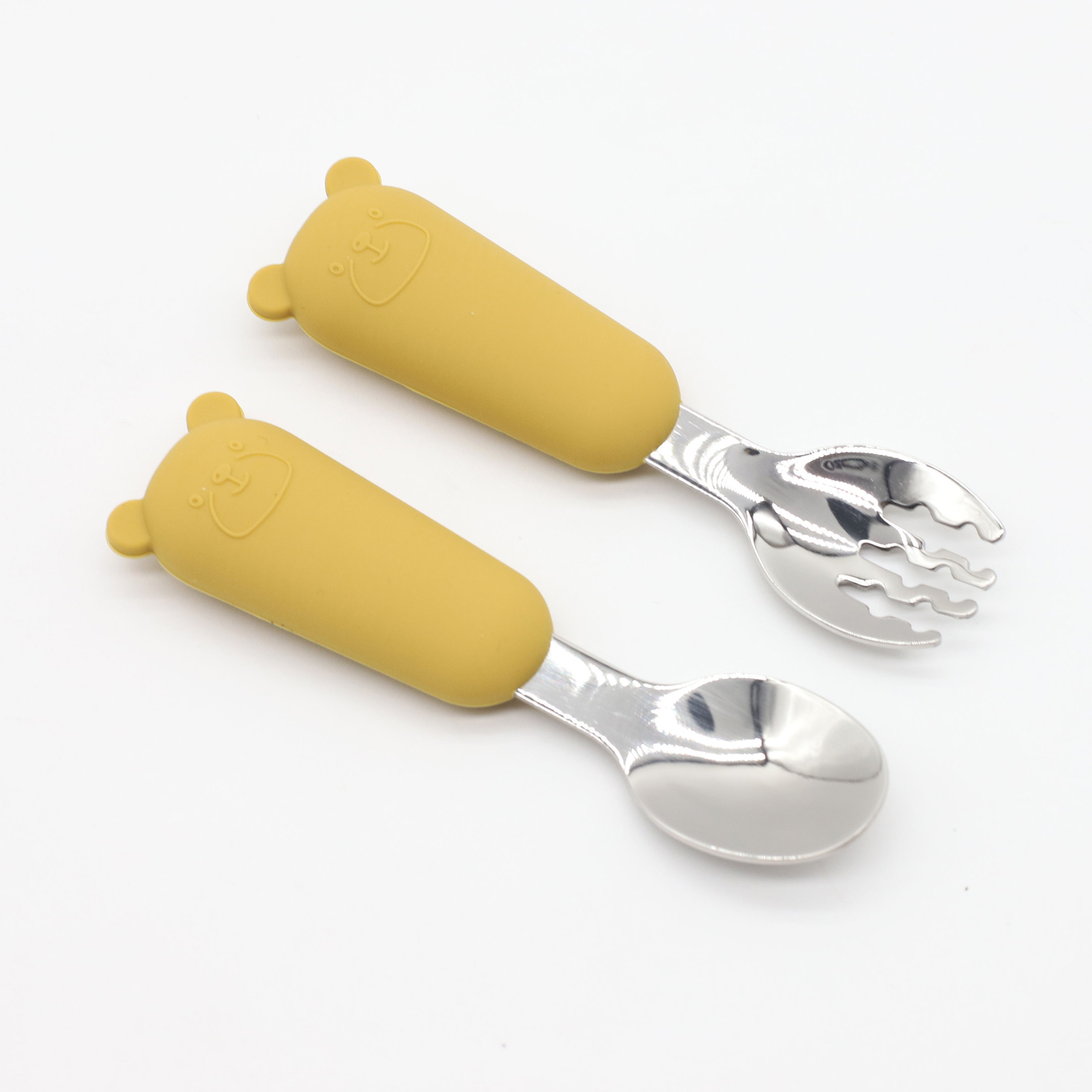 Novo pequeno urso dos desenhos - Baby Food Little Spoon avaliação e preço